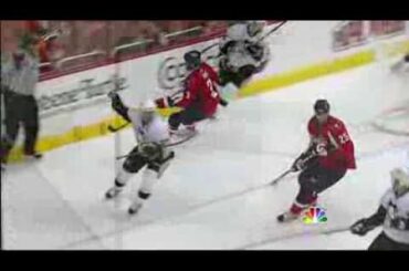 Amazing save by capitals goalie simeon varlamov!