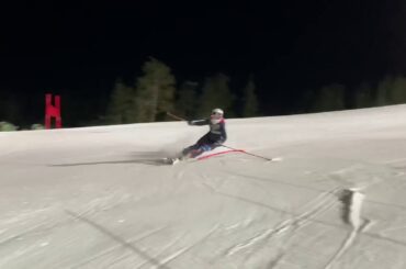 Veckans slalomåkning av Liza, Filip och Axel i Sundsvalls Slalombacke 2020-02-12