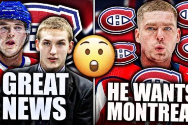 EVGENY KUZNETSOV WANTS TO SIGN W/ THE HABS + AWESOME MONTREAL CANADIENS NEWS (Dobson, Hutson)