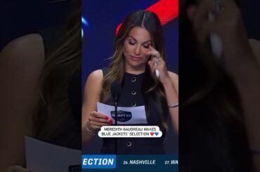 Meredith Gaudreau Makes The Blue Jackets Selection ❤️💙