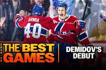 Demidov's Debut 🤩 Best Regular Season Games 2024-25 🎬 Sunday Night Streams