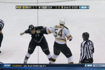 Kyle Clifford vs Adam McQuaid Jan,9 2014