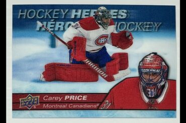 Carey Price Tim Hortons Hockey Cards Ud Specialty Set #careyprice #hockeycards