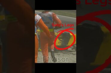 Nick Heidfeld and Takuma Sato's unlucky Crash #formula1 #f1 #shorts #crash #racing