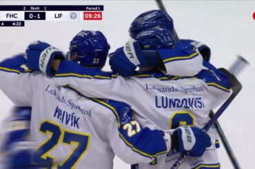 Marek Hrivík gör mål i boxplay mot Frölunda