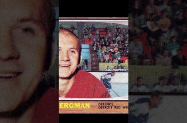 Gary Bergman Detroit Red Wings 1966-67 Topps 47 NHL Hockey Card