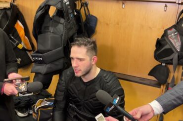 Dustin Tokarski, after 5-2 loss to New Jersey