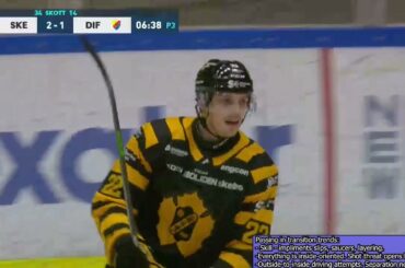 Linus Karlsson's Puck Handling Ability (Plus other habits)