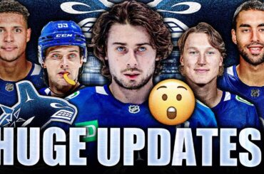 HUGE CANUCKS NEWS: THE QUINN HUGHES CONTRACT SITUATION HAS CHANGED + TRADE UPDATES & UFAS