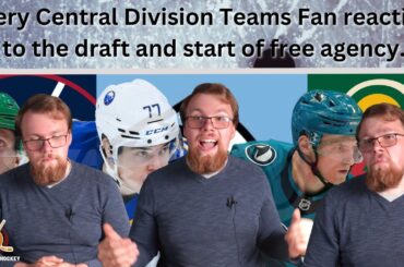 NHL Fan Reaction: Every Central teams fan reaction to the draft and free agency, Peterka + more.