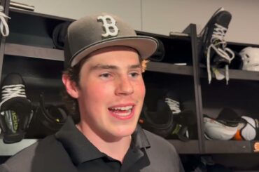 Dean Letourneau 2025 Boston Bruins Development Camp Media Scrum!!!