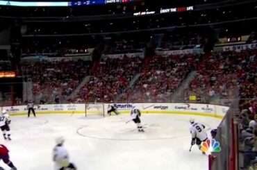 John Carlson unique сurios goal vs Penguins 02.03.13