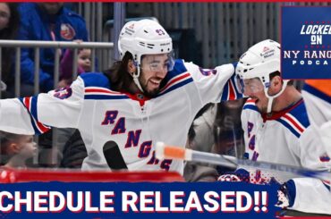 New York Rangers schedule released! Why the Blueshirts MUST get off to a strong start this season!!