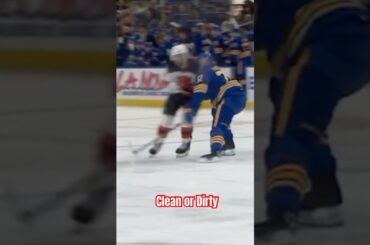 Clean Or Dirty - Tage Thompson  rocked - New Jersey Devils vs Buffalo Sabres #shorts