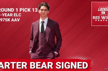 Carter Bear signs his ELC | Detroit Red Wings schedule released
