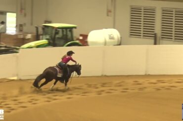 2021 Quarter Horse Congress Open Futurity Finals Josiane Gauthier on Xtra Step Doctor