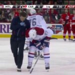 Max Pacioretty leg contusion before Sotchi - Montreal Canadiens vs Carolina Hurricanes 08-02-14