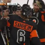 JOEL FARABEE'S LATE GOAL WINS IT FOR FLYERS VS. NASHVILLE PREDATORS #FLYERS, #JOELFARABEE, #NHL