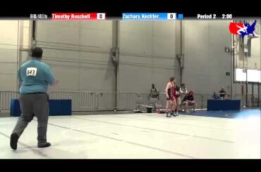Timothy Ruschell vs. Zachary Kechter at 2013 Junior Nationals - FILA - FS