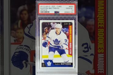 PSA 10 Graded Auston Matthews Hockey Rookie Card