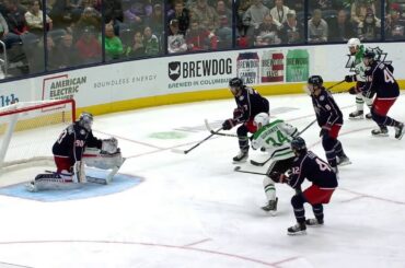 Elvis Merzļikins Robs Denis Gurianov (Oct. 25, 2021)