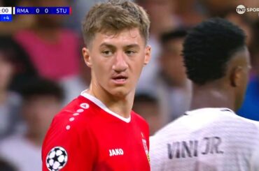 Angelo Stiller vs Real Madrid at The Bernabeu | ALL SKILLS 🇩🇪