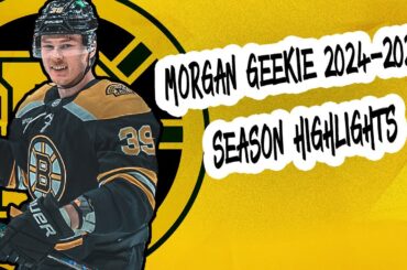 Morgan Geekie Boston Bruins 2024-25 Season Highlights Boston Sports Entertainment Network