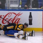 Zach Aston-Reese Huge Hit Against Dylan Cozens, Colin Miller Takes Exception