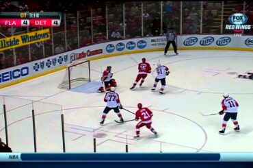 Tomas Tatar dominates and controls the play in Overtime Jan 26 2014