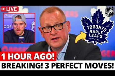 CONFIRMED NOW! LEAFS MAKING 3 BIG MOVES! McDAVID TRADE COMING? TORONTO MAPLE LEAFS NEWS