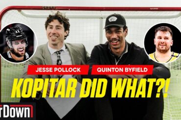 Quinton Byfield shares INCREDIBLE Anze Kopitar story involving… Luka Doncic! | ITPWP