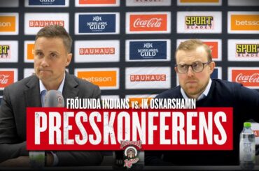 Presskonferensen efter Frölunda – Oskarshamn