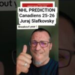NHL PREDICTION Canadiens 25-26 Juraj Slafkovsky #nhl #lnh #hockey