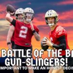 🔥 QB BATTLE IN NOLA: Spencer Rattler vs Tyler Shough | Who’s Taking Over the Saints?! ⚜️