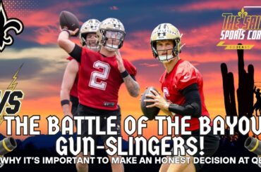 🔥 QB BATTLE IN NOLA: Spencer Rattler vs Tyler Shough | Who’s Taking Over the Saints?! ⚜️