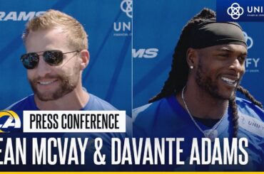 Sean McVay & Davante Adams Address The Media Following Fourth Day Of Training Camp