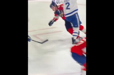 Simon Benoit shows how to deal with Brad Marchand (Maple Leafs vs Florida Panthers game 6)