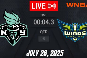 LIVE: Dallas Wings vs New York Liberty | WNBA Regular Season 2025 I July 28, 2025 2K Live