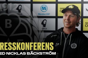 Presskonferens – med Nicklas Bäckström