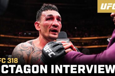 Max Holloway Octagon Interview | UFC 318