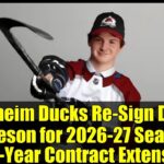 Anaheim Ducks Re-Sign Drew Helleson for 2026-27 Season: Two-Year Contract Extension