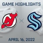 NHL Highlights | Devils vs. Kraken - Apr 16, 2022