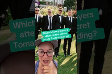 Which Hockey Players Attended Tomas Tatar's Secret Wedding?