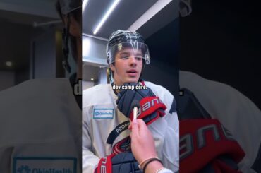 dev camp core 🤣 #cbj #shorts #nhl