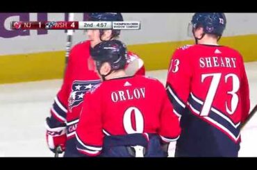 Dmitri Orlov's top shelf wrister goal vs Devils (2021)
