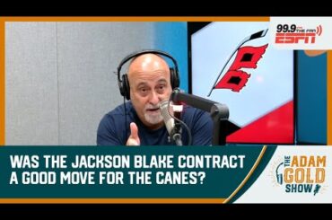 What was it that solidified the Carolina Hurricanes’ decision to lock in Jackson Blake long term?