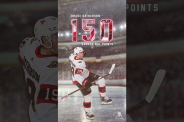 NHL Player Milestone - Drake Batherson: 150 Career NHL Points
