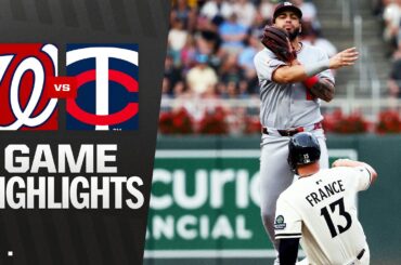 Nationals vs. Twins Game Highlights (7/25/25) | MLB Highlights