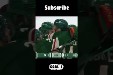 HAT TRICK Joel Eriksson Ek (Winnipeg vs Minnesota | Oct.19, 2021) #shorts