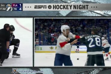 Nico Sturm vs Zemgus Girgensons Apr 15, 2025